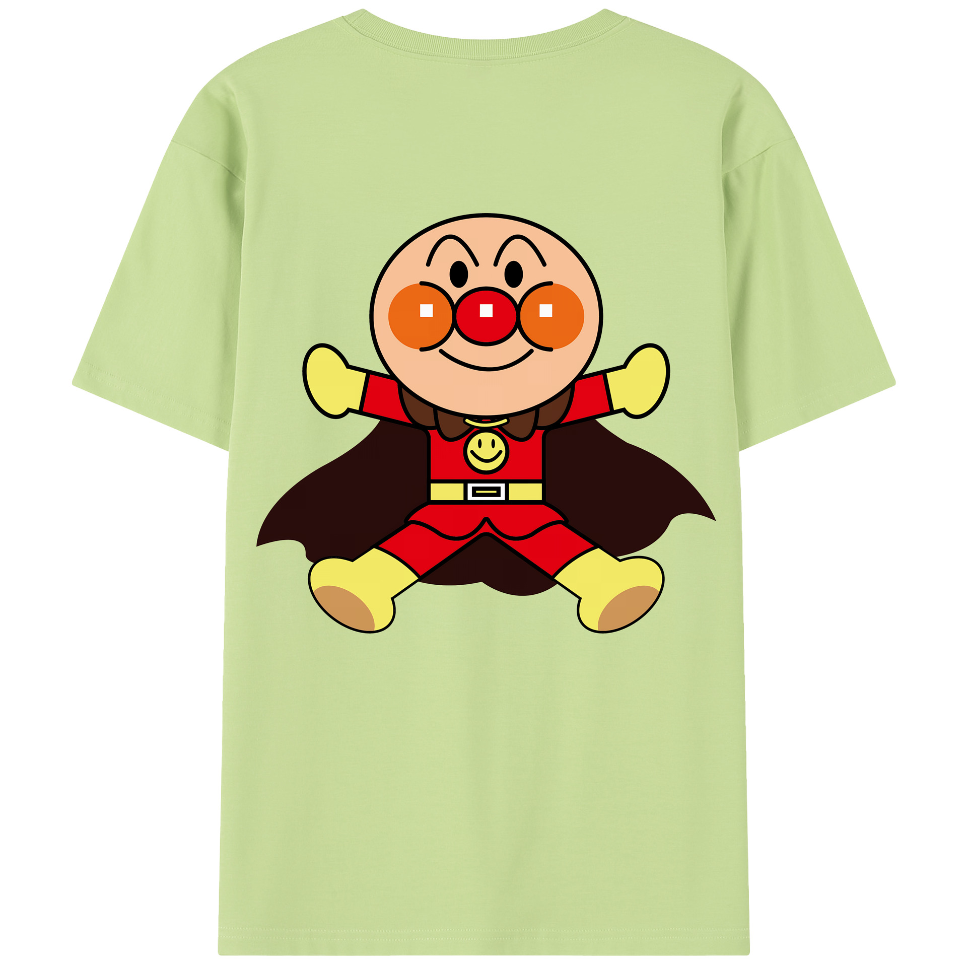 （画像用） アンパンマン Anpanman 綿100％半袖Tシャツ（背面プリント）